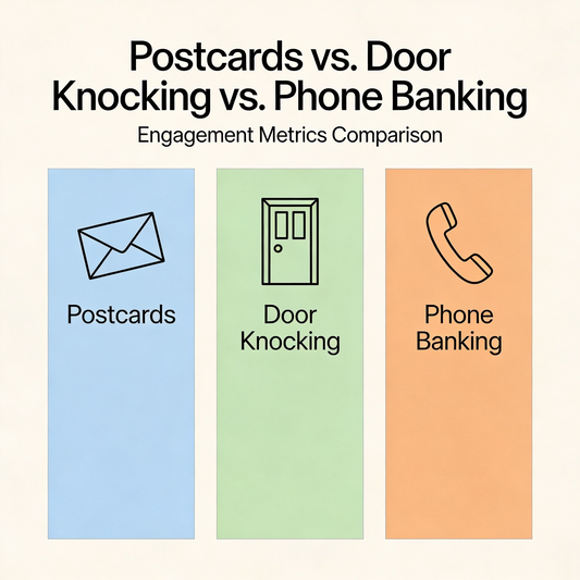 Postcards vs. Door Knocking vs. Phone Banking: The Ultimate Voter Outreach Comparison for Volunteers