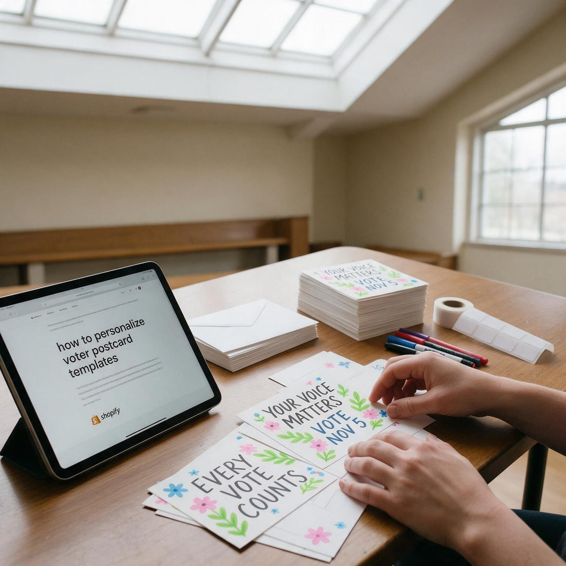 How to Personalize Voter Postcard Templates