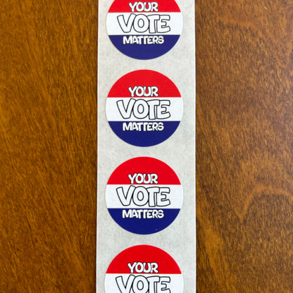 Your Vote Matters Stickers