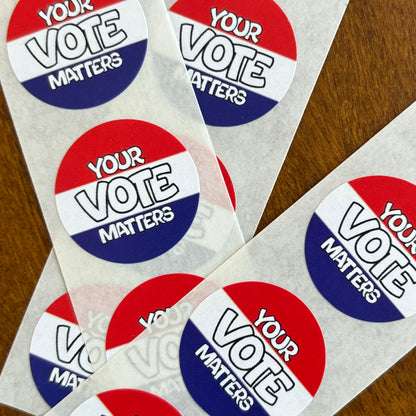 Your Vote Matters Stickers