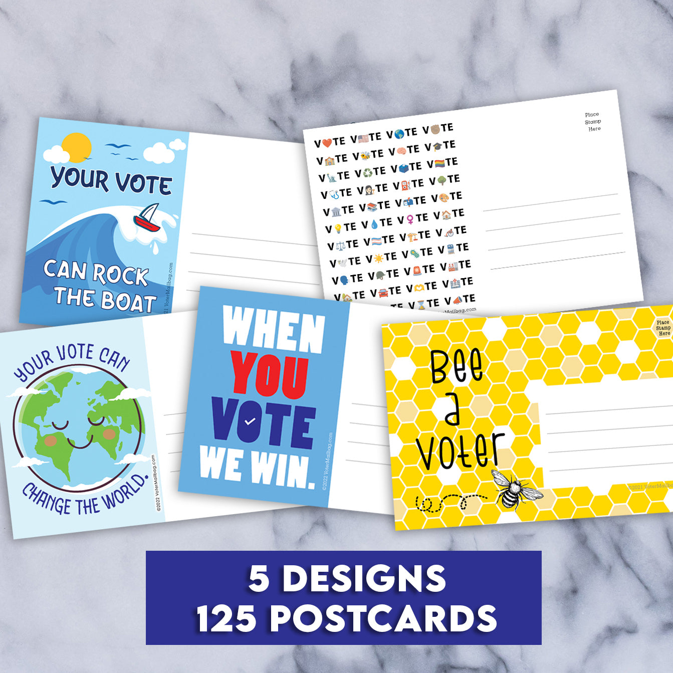 Voter Postcard Variety Pack (125 Pack)