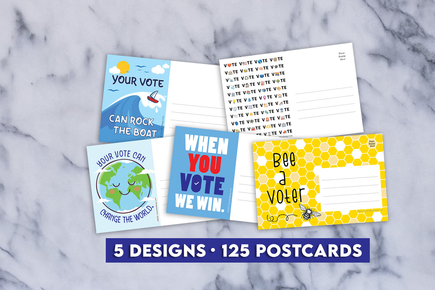 Voter Postcard Variety Pack (125 Pack)