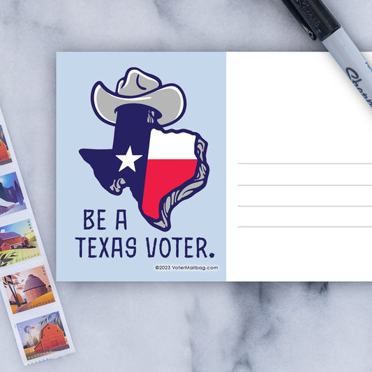 Texas Voter Postcards - Blank 4x6 Voter Postcards
