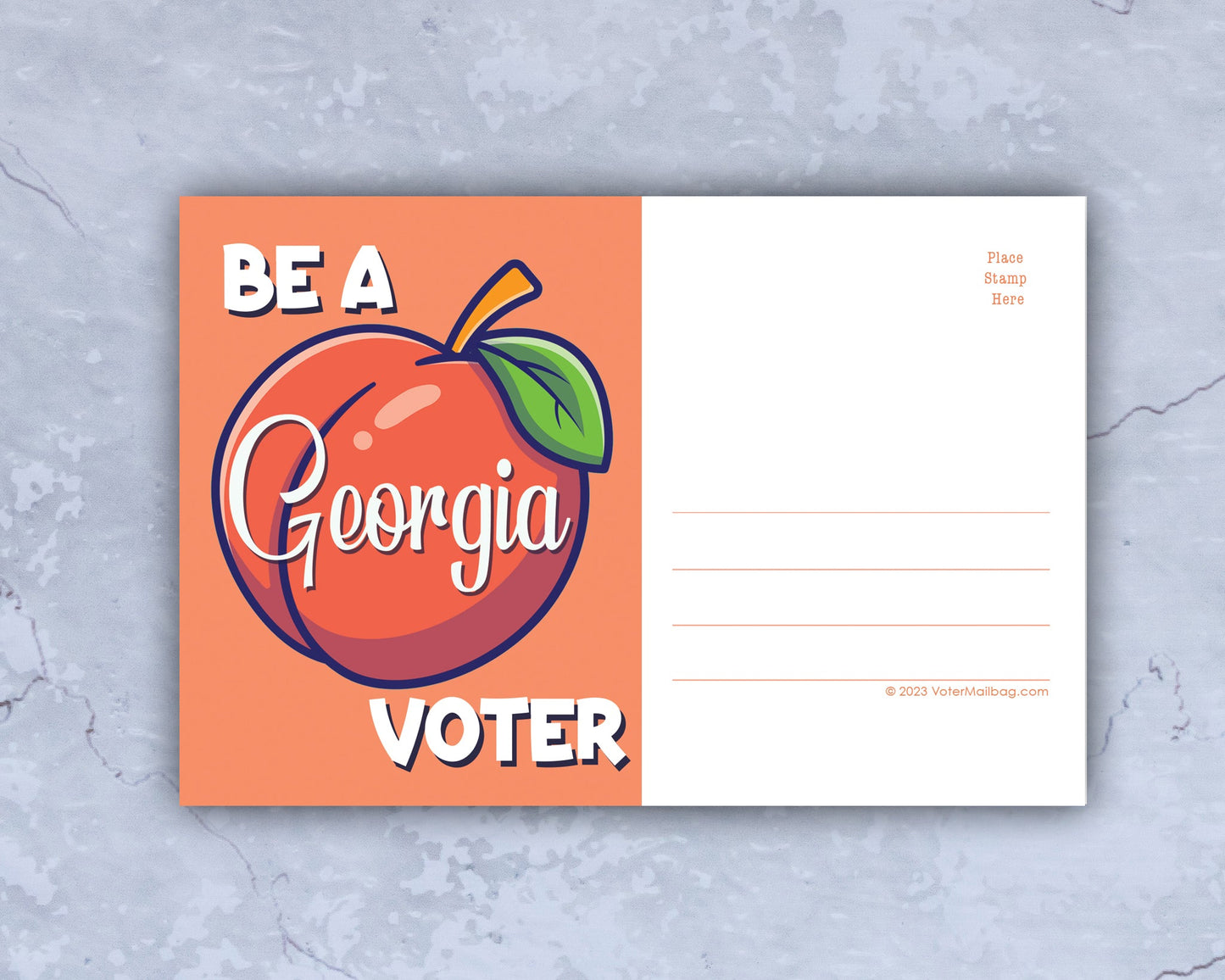 Georgia Voter Postcards - Blank 4x6 Voter Postcards