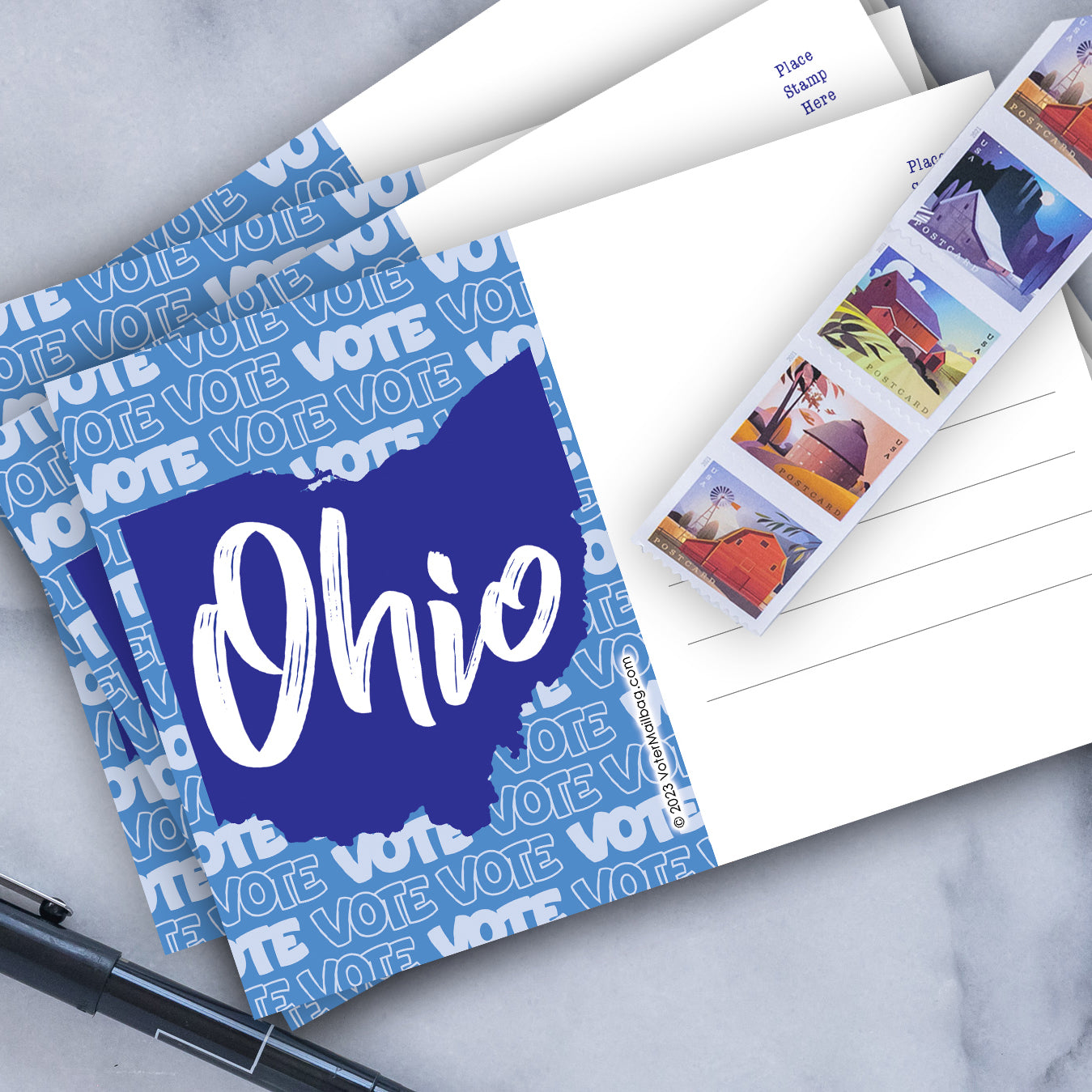 Ohio Voter Postcards - Blank 4x6 Voter Postcards