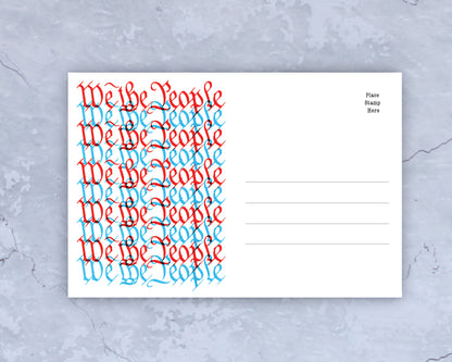 *Bulk Orders* We The People Blank 4x6 Voter Postcards