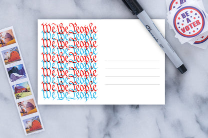 *Bulk Orders* We The People Blank 4x6 Voter Postcards
