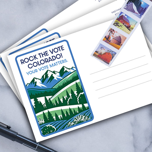 Colorado Voter Postcards - Blank 4x6 Voter Postcards