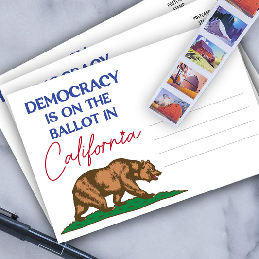 California Voter Postcards - Blank 4x6 Voter Postcards