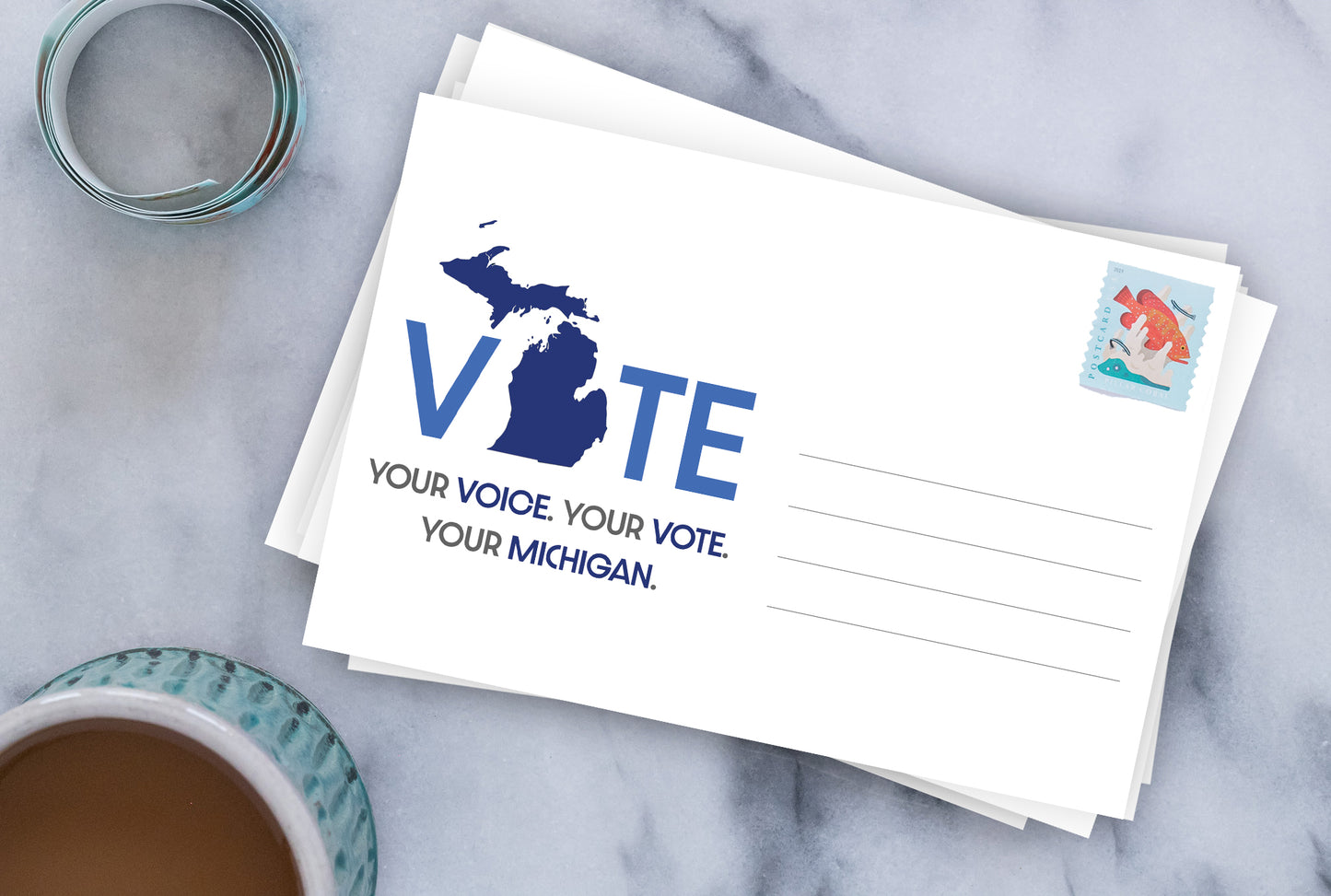 *LAST CALL* Michigan Voter Postcards - Blank 4x6 Voter Postcards
